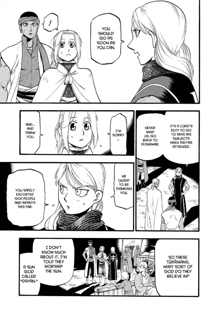 Arslan Senki (ARAKAWA Hiromu) Chapter 74 page 21 - Chapter 74: The Wandering Marzbān