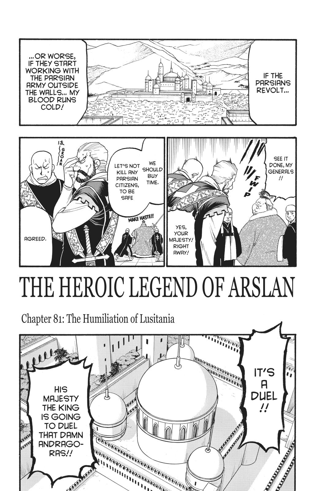 Arslan Senki (ARAKAWA Hiromu) Chapter 81 page 3 - Chapter 81