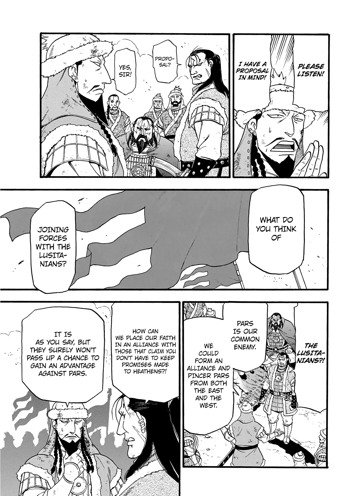 Arslan Senki (ARAKAWA Hiromu) Chapter 88 page 16 - Chapter 88: A Kings Calibre