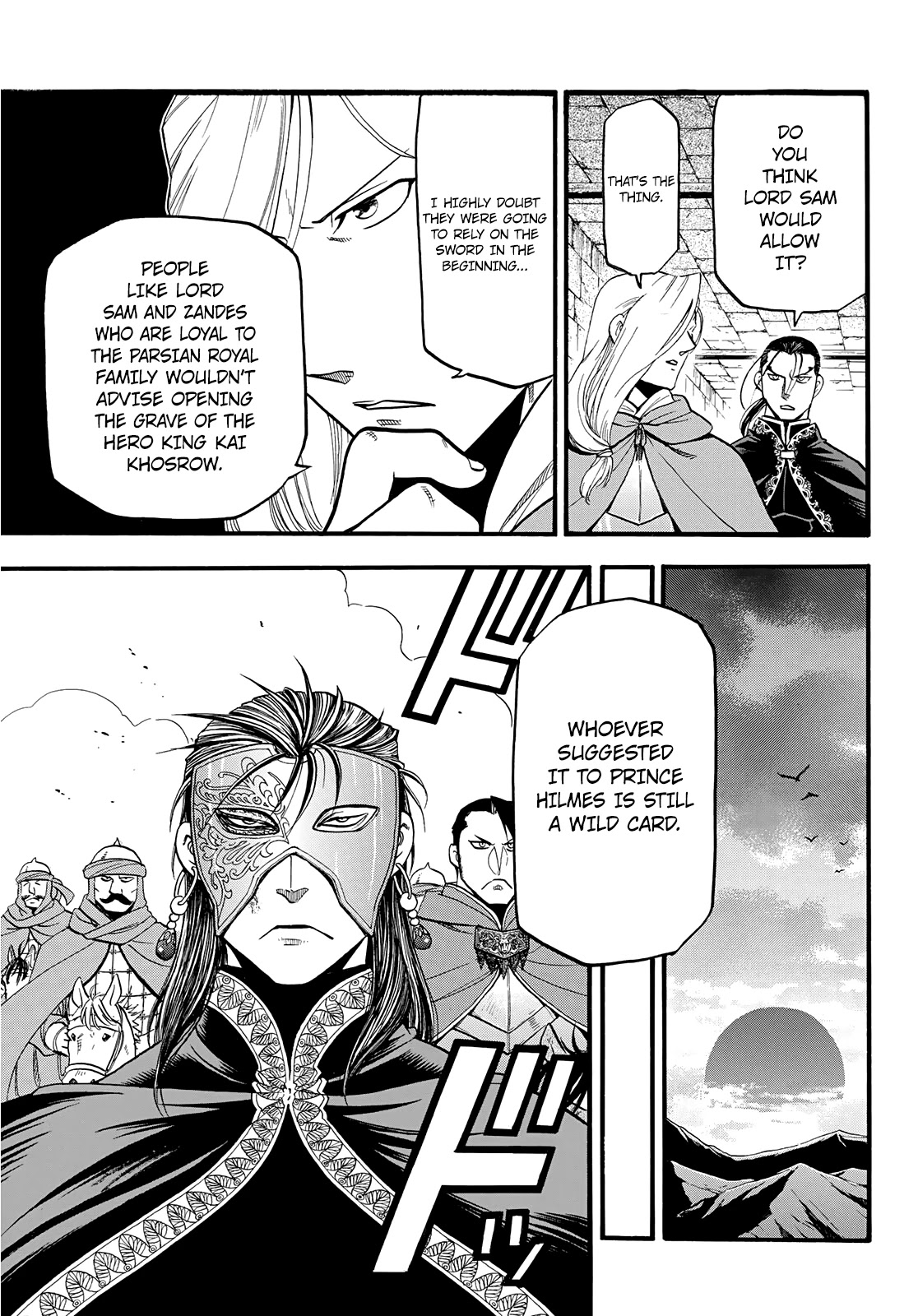 Arslan Senki (ARAKAWA Hiromu) Chapter 89 page 4 - Chapter 89: Recollections of Yesteryear.