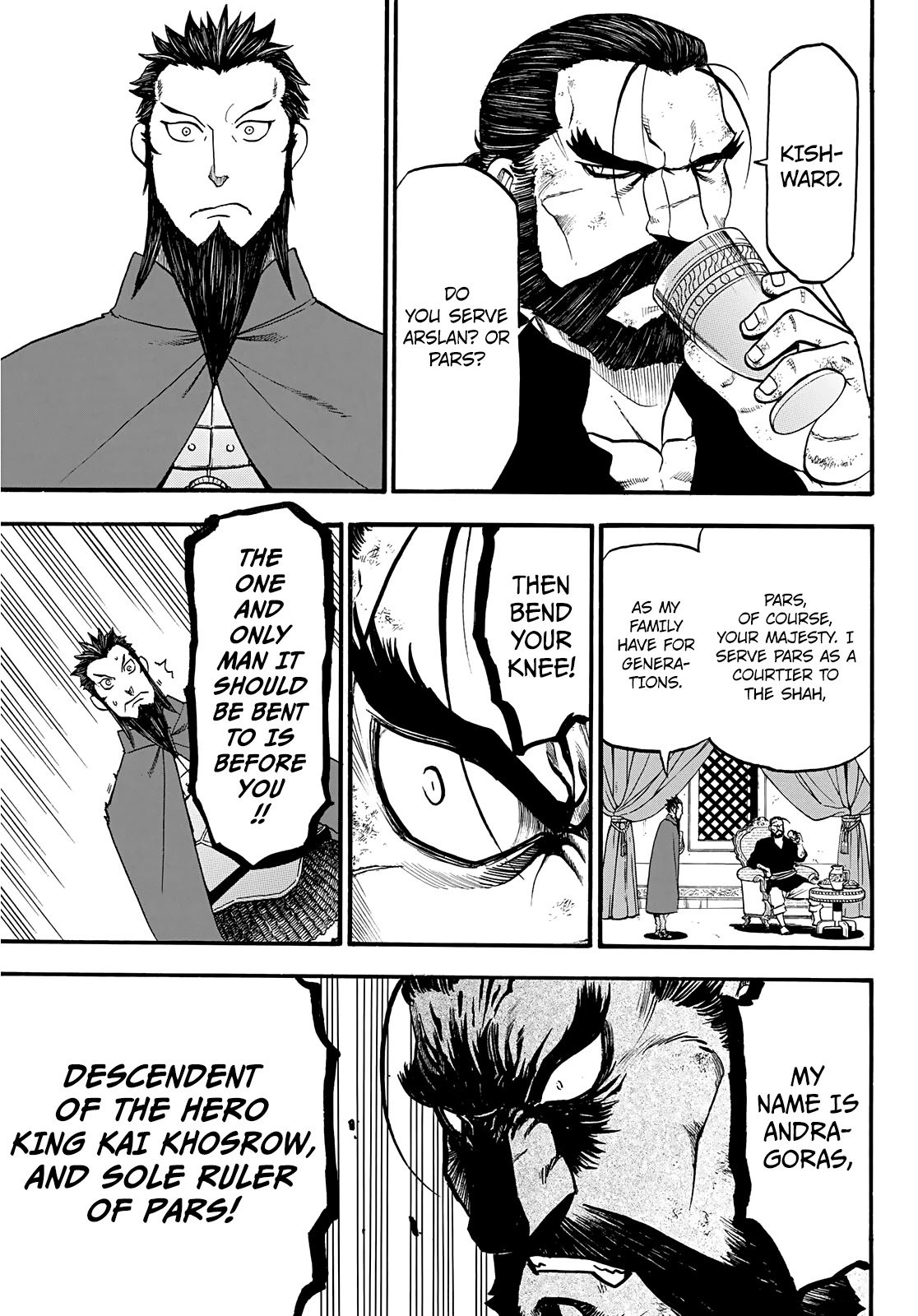 Arslan Senki (ARAKAWA Hiromu) Chapter 91 page 14 - Chapter 91: The One And Only Shah of Pars