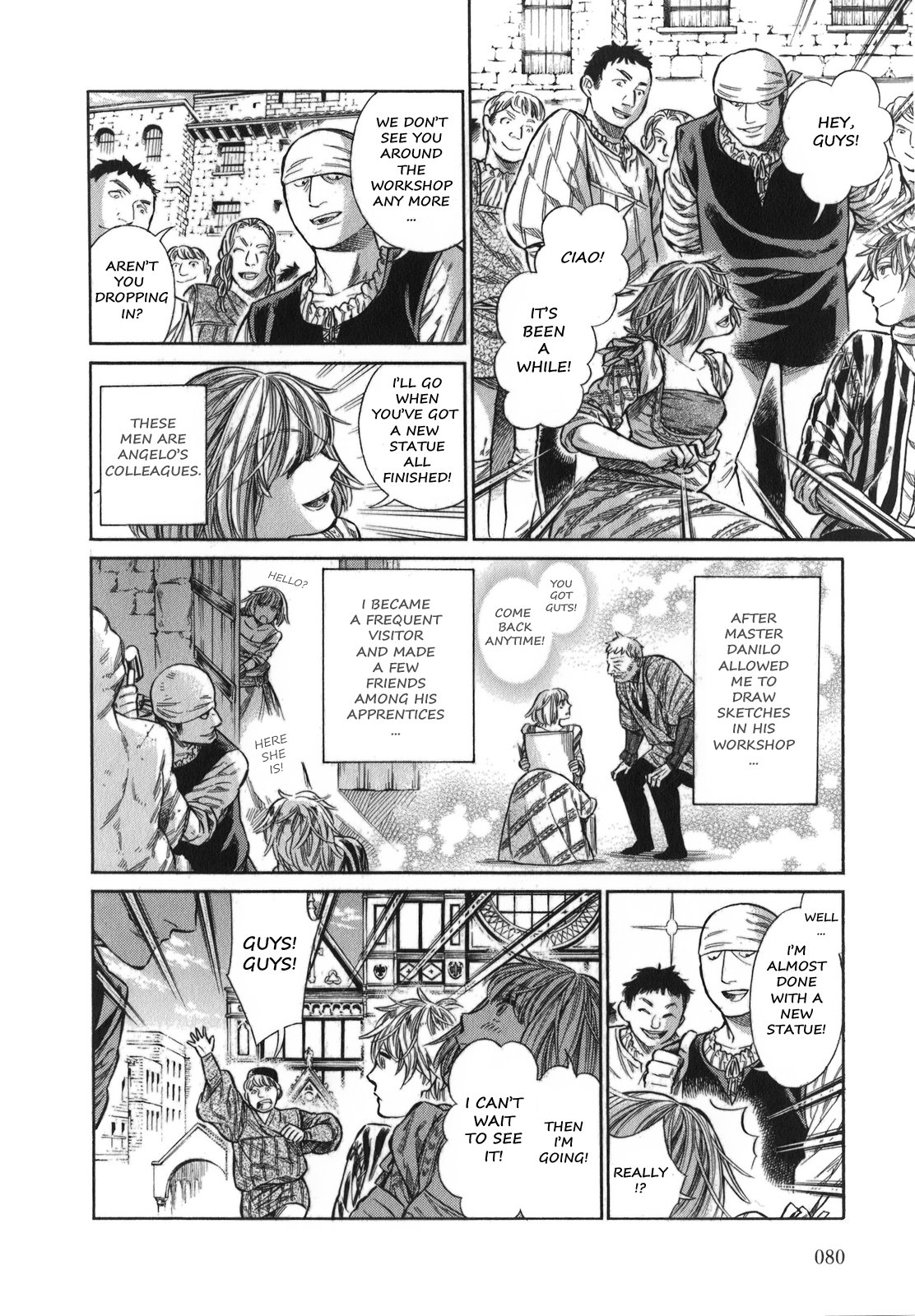Arte Chapter 13 page 9 - Chapter 13: The Guild, Part 1