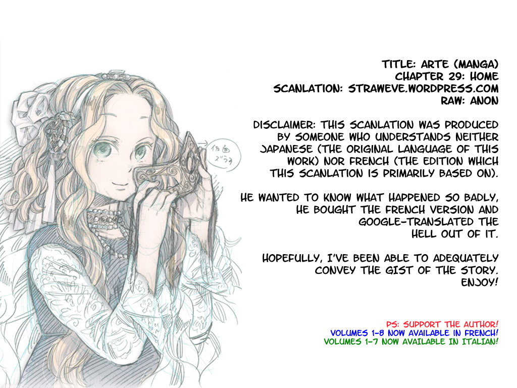 Arte Chapter 29 page 1 - Chapter 29: Home