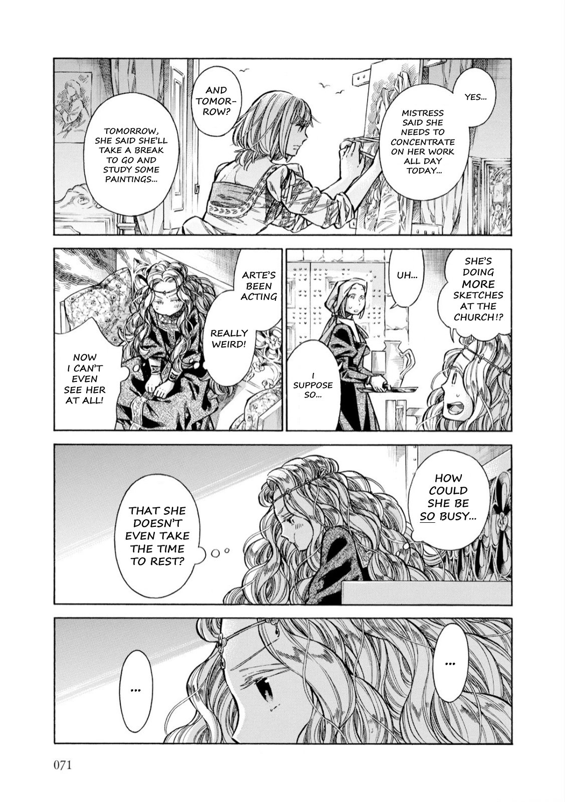 Arte Chapter 32 page 20 - Chapter 32: The Falier Portraitist, Part 1