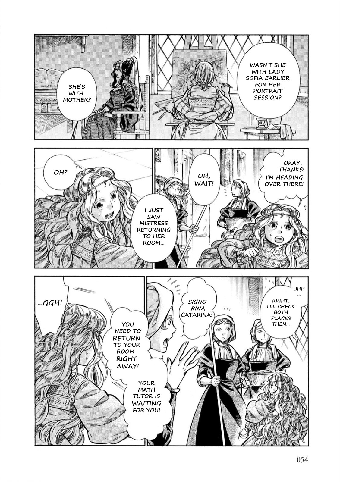 Arte Chapter 32 page 3 - Chapter 32: The Falier Portraitist, Part 1