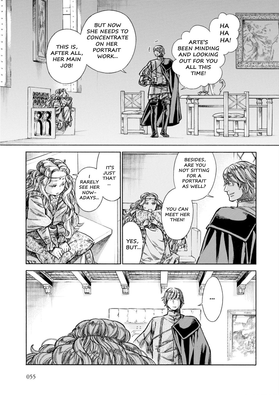 Arte Chapter 32 page 4 - Chapter 32: The Falier Portraitist, Part 1