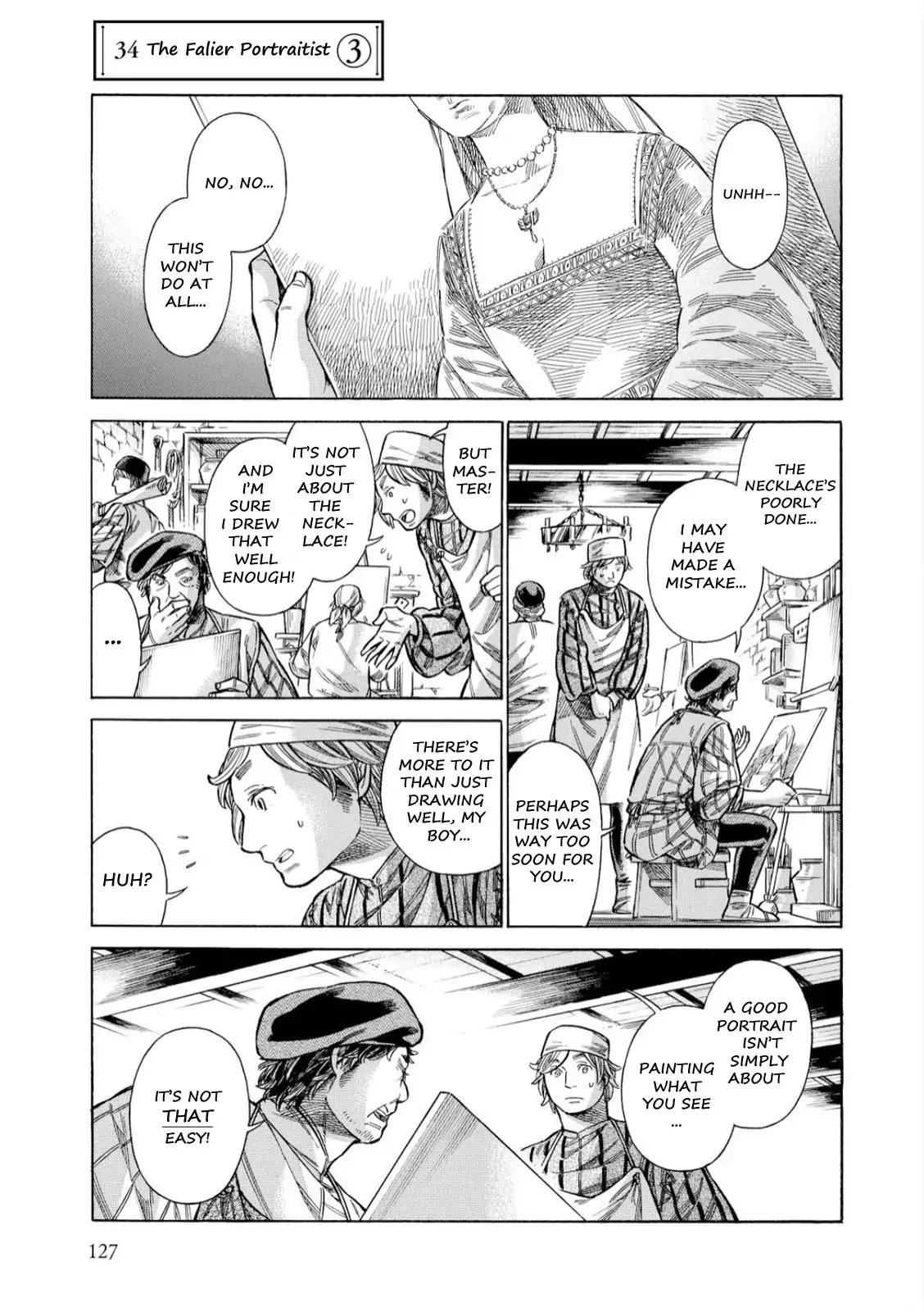 Arte Chapter 34 page 2 - Chapter 34: The Falier Portraitist, Part 3