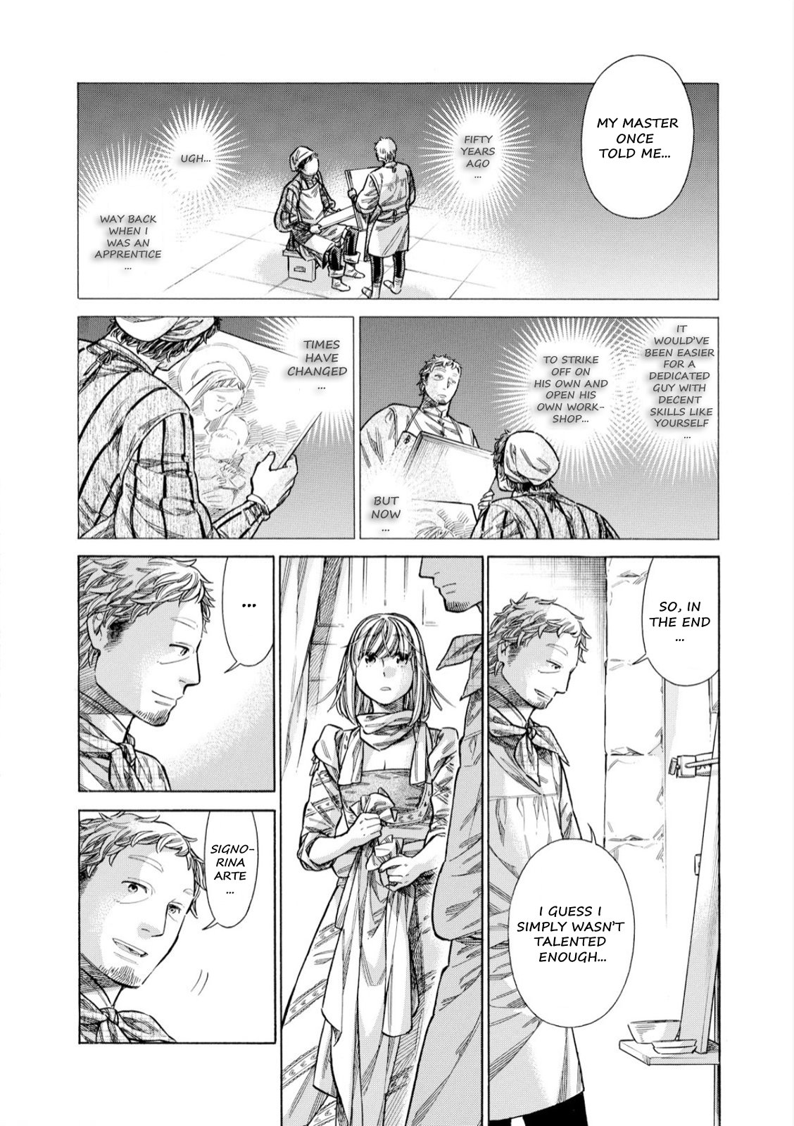 Arte Chapter 35 page 19 - Chapter 35: The Falier Portraitist, Part 4