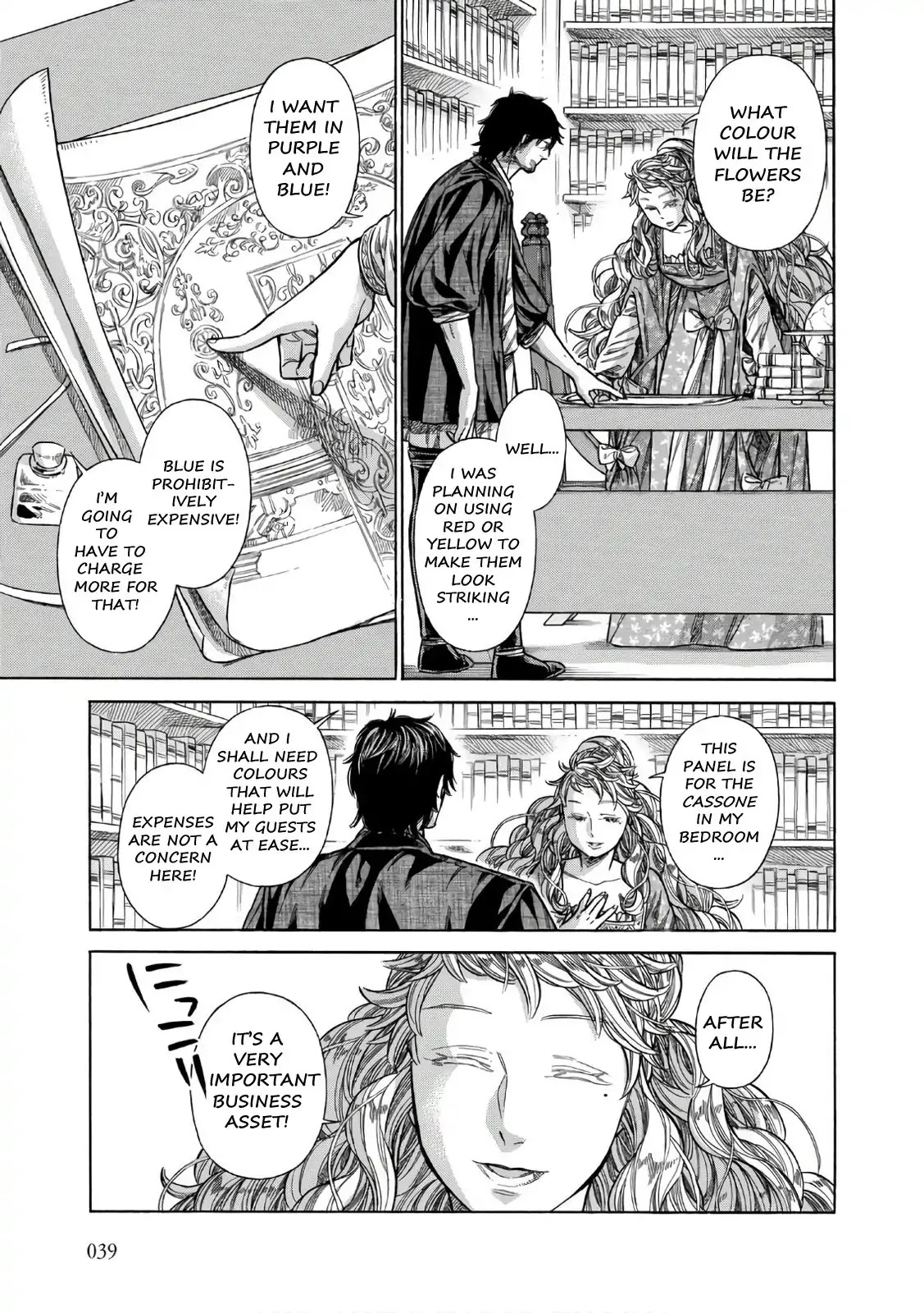 Arte Chapter 37 page 4 - Chapter 37: (Leo's) Apprentice