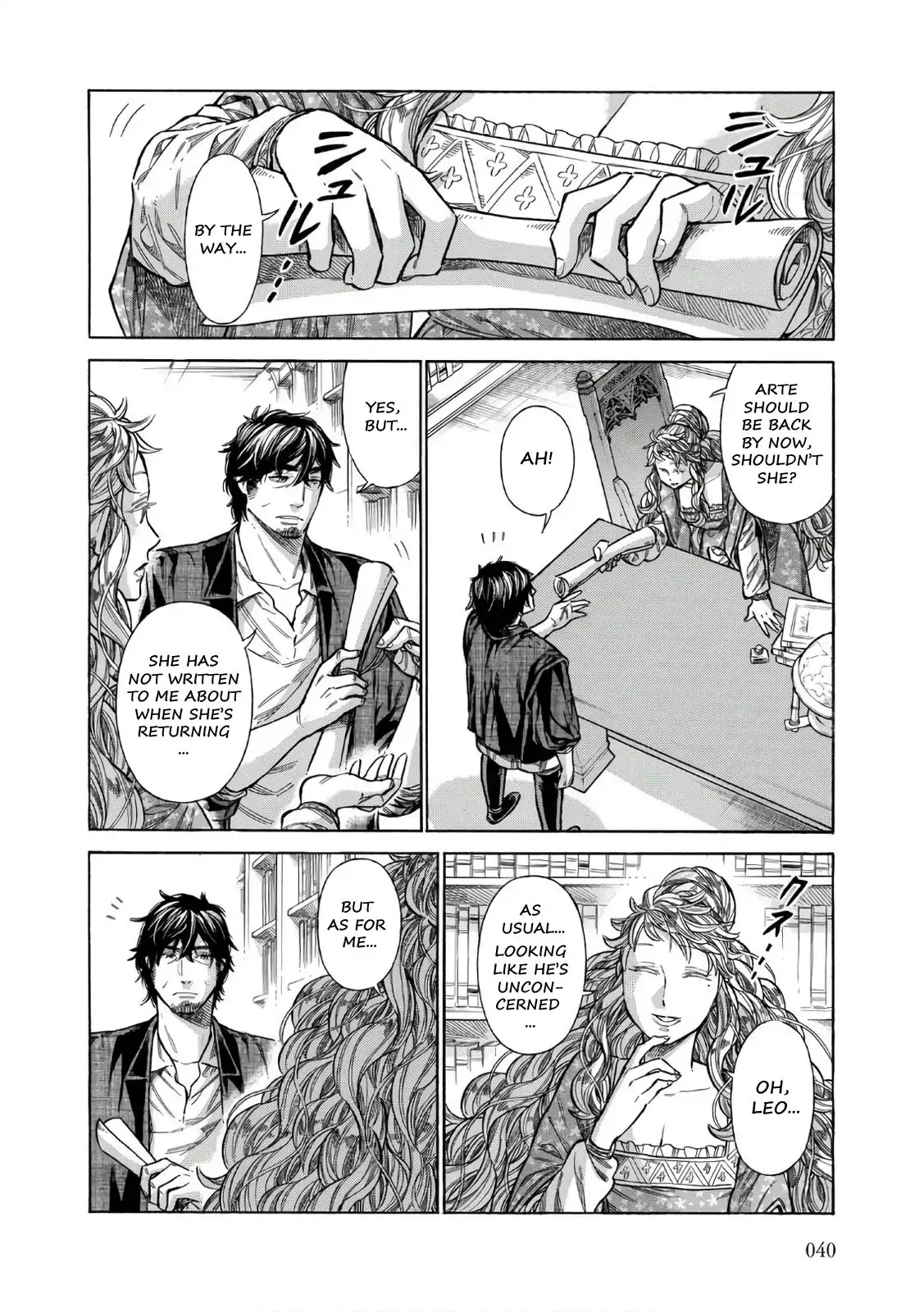 Arte Chapter 37 page 5 - Chapter 37: (Leo's) Apprentice