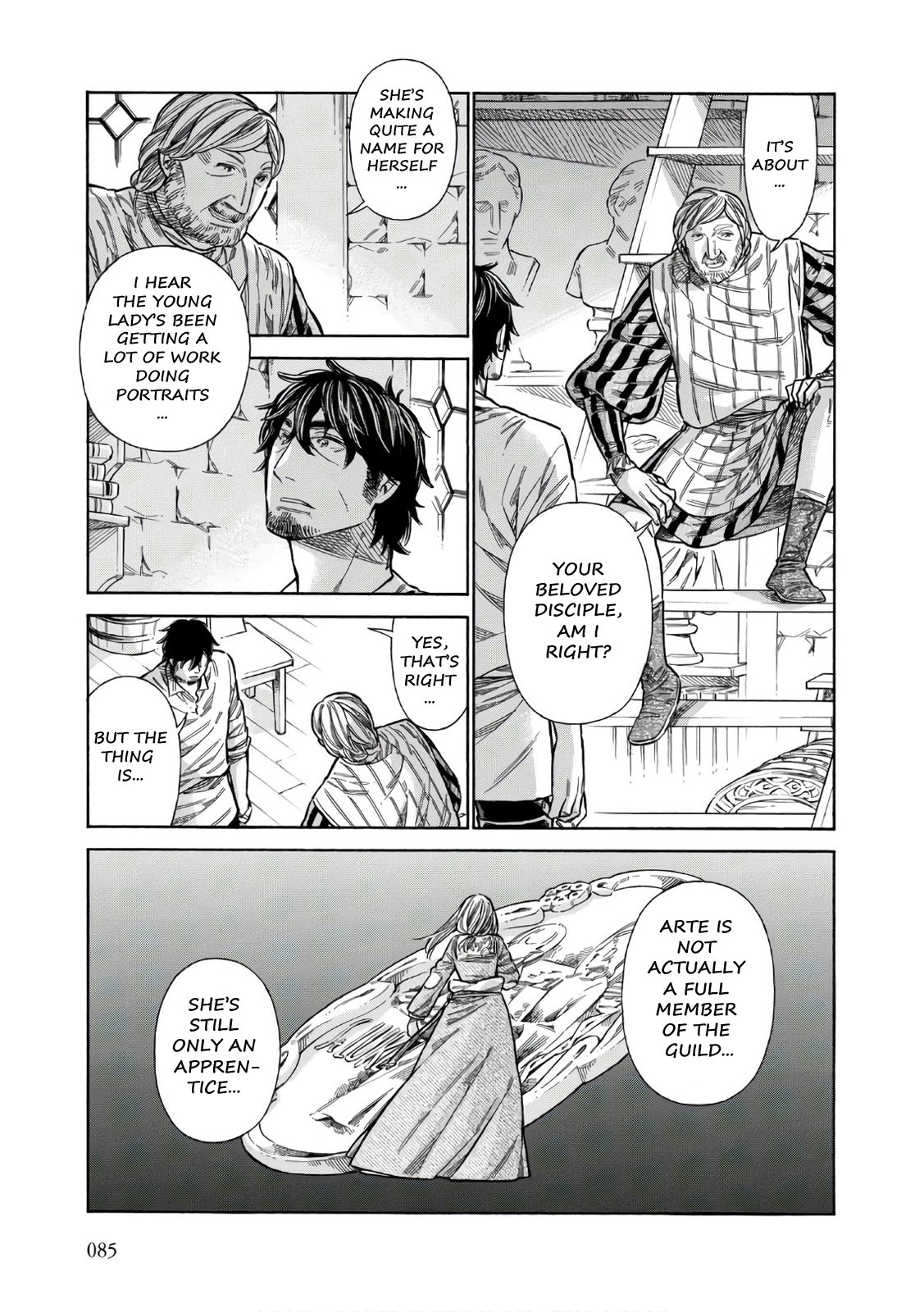 Arte Chapter 38 page 20 - Chapter 38: The Little Workshop, Part 1