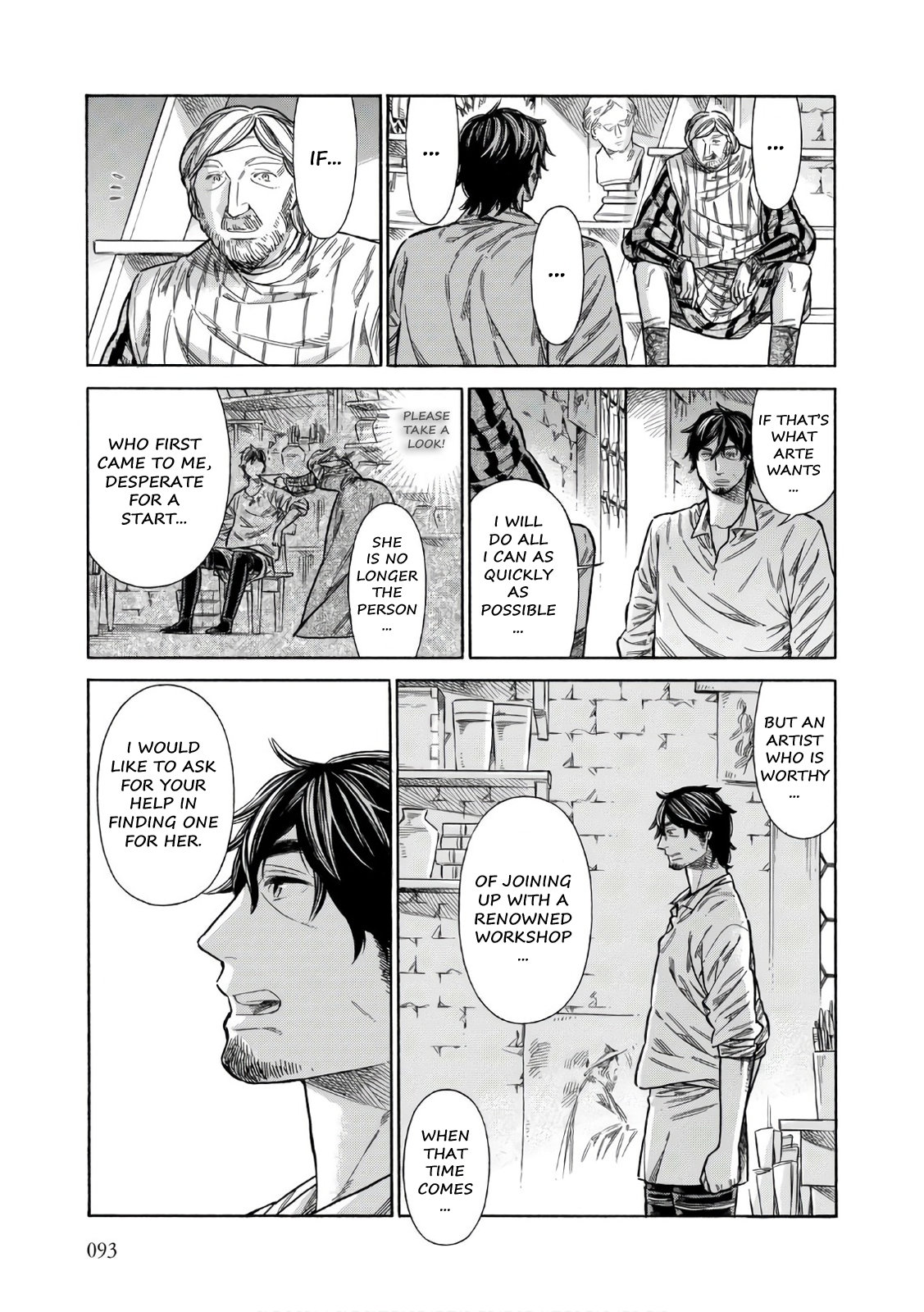 Arte Chapter 38 page 28 - Chapter 38: The Little Workshop, Part 1