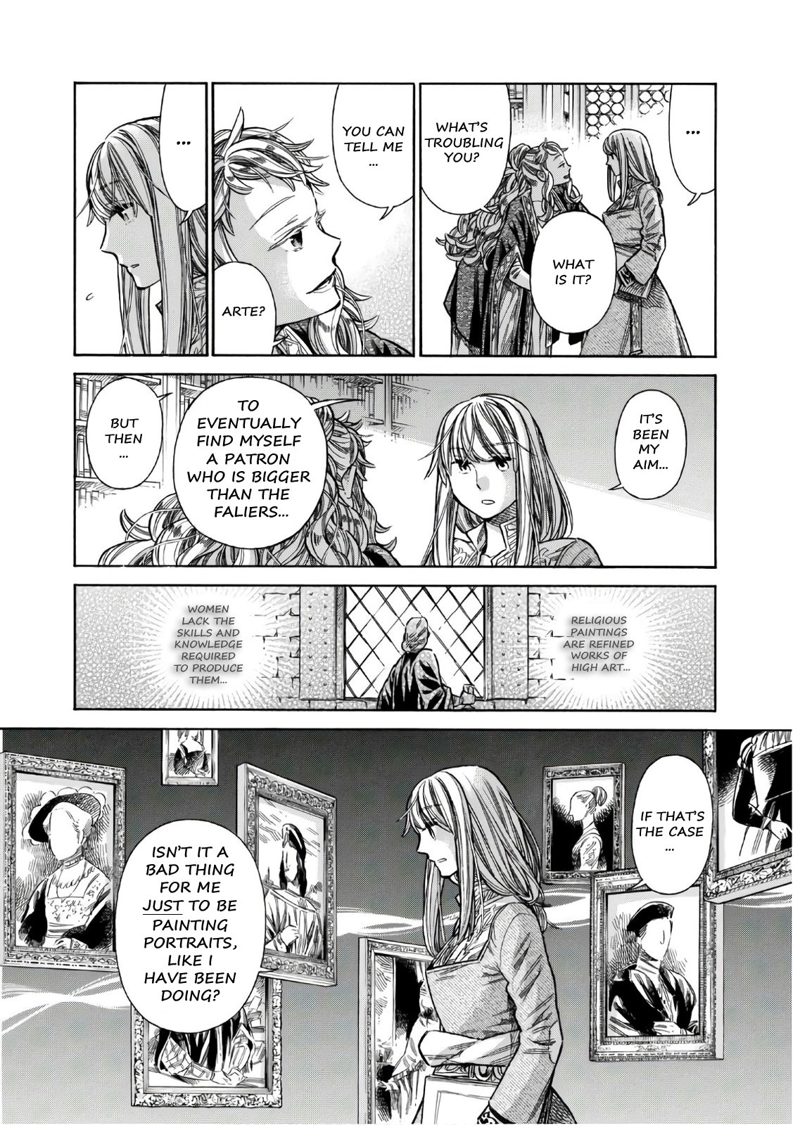 Arte Chapter 39 page 11 - Chapter 39: The Little Workshop, Part 2