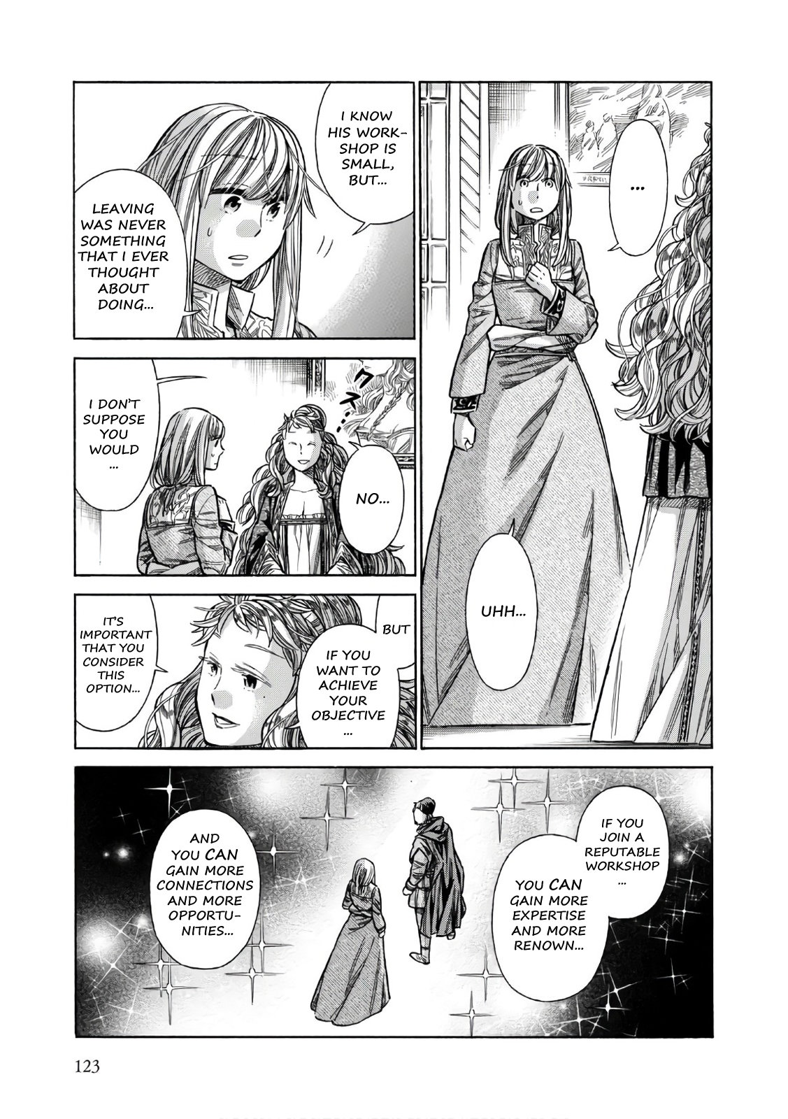 Arte Chapter 39 page 18 - Chapter 39: The Little Workshop, Part 2