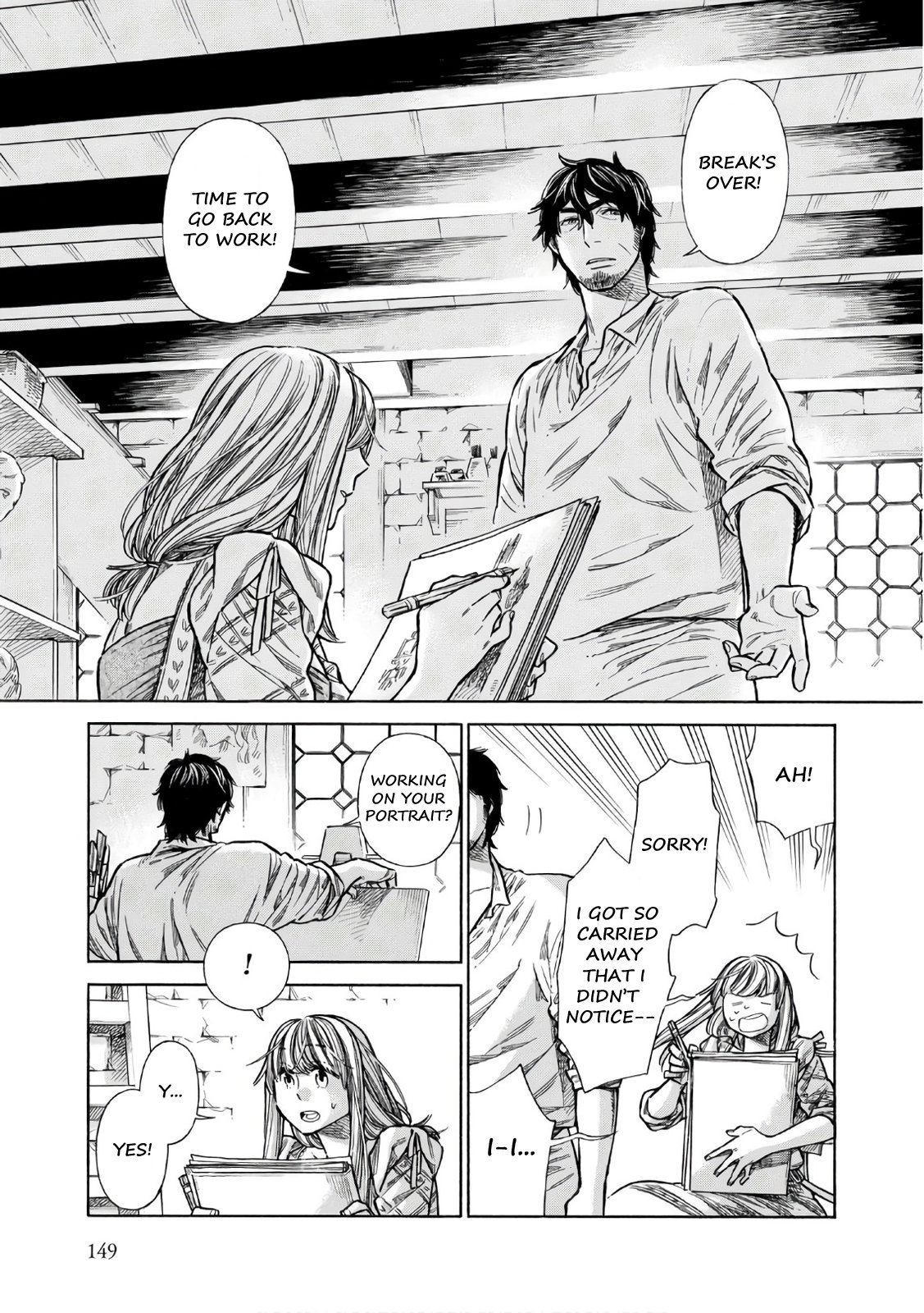 Arte Chapter 40 page 4 - Chapter 40: The Little Workshop, Part 3
