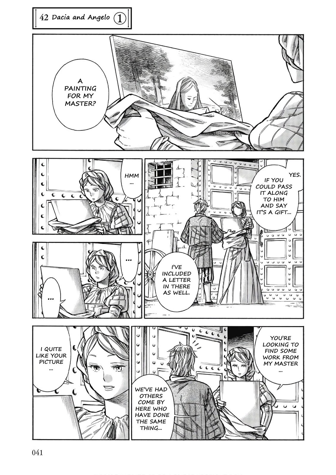 Arte Chapter 42 page 2 - Chapter 42: Dacia and Angelo, Part 1