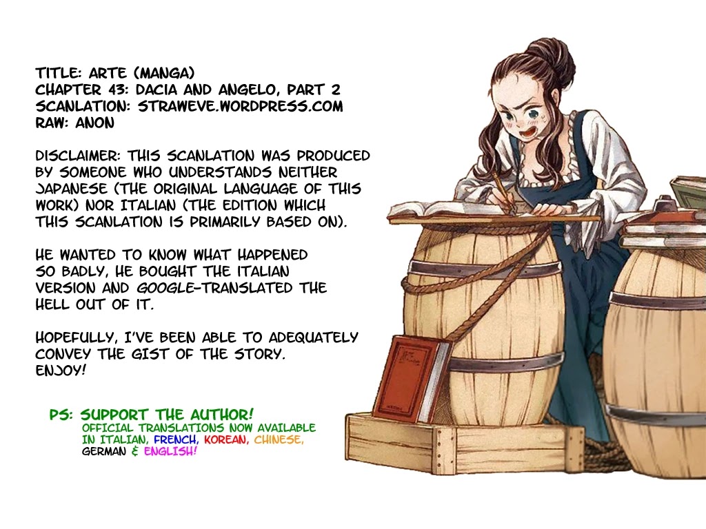 Arte Chapter 43 page 1 - Chapter 43: Dacia And Angelo, Part 2