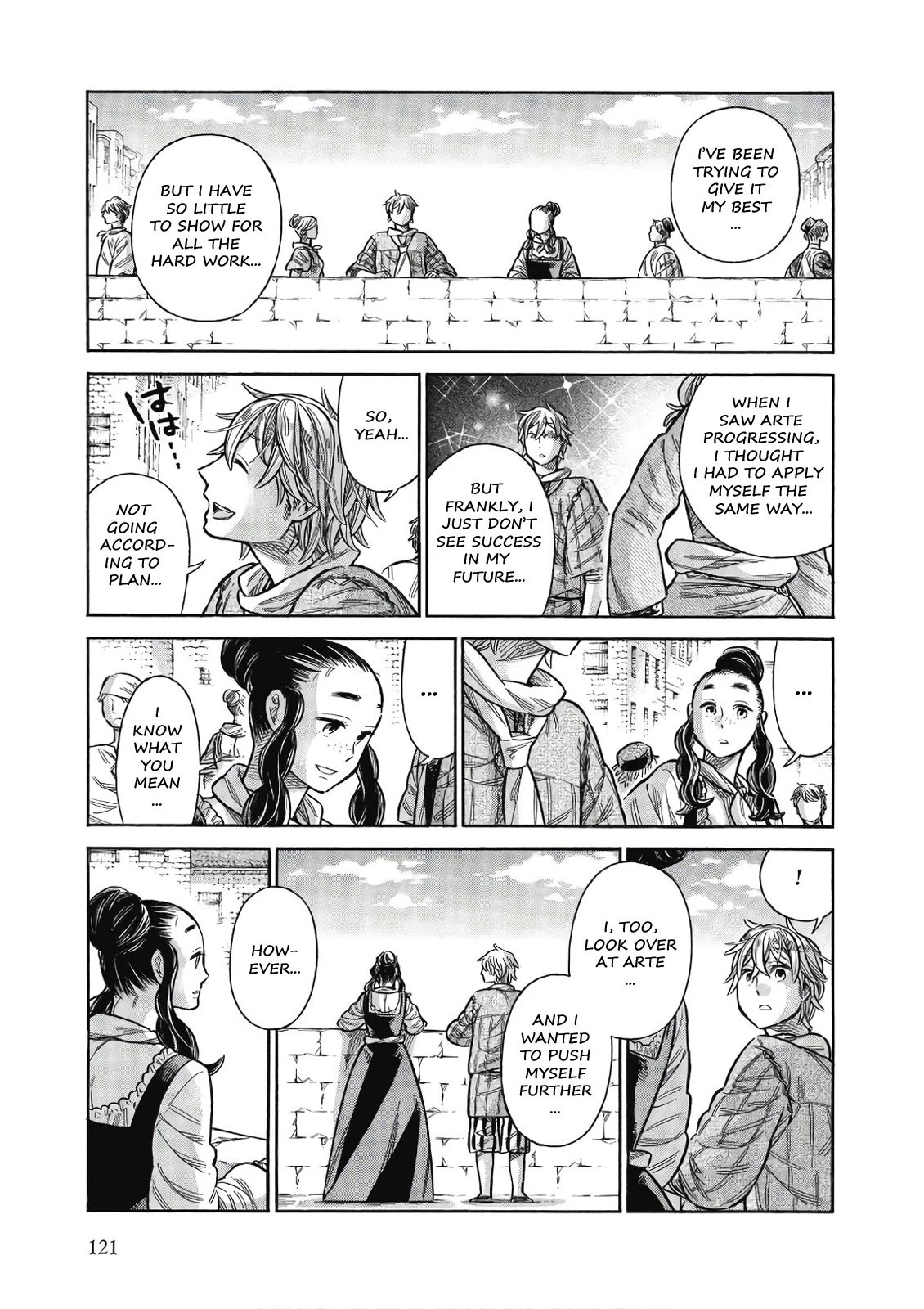 Arte Chapter 43 page 44 - Chapter 43: Dacia And Angelo, Part 2