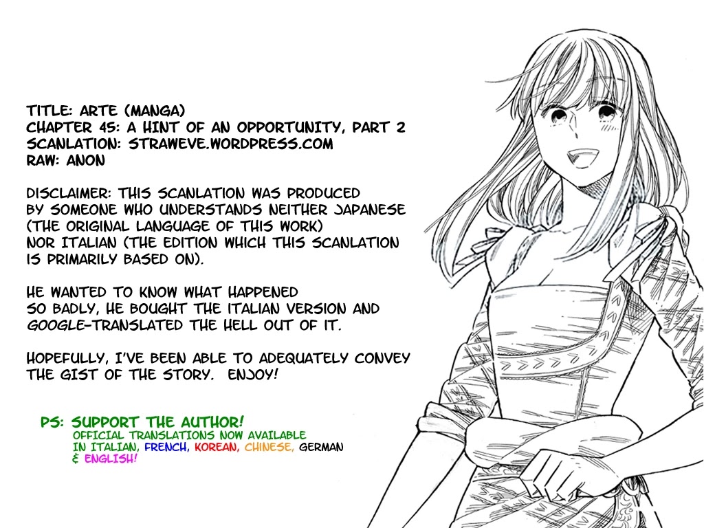 Arte Chapter 45 page 1 - Chapter 45: A Hint Of An Opportunity, Part 2