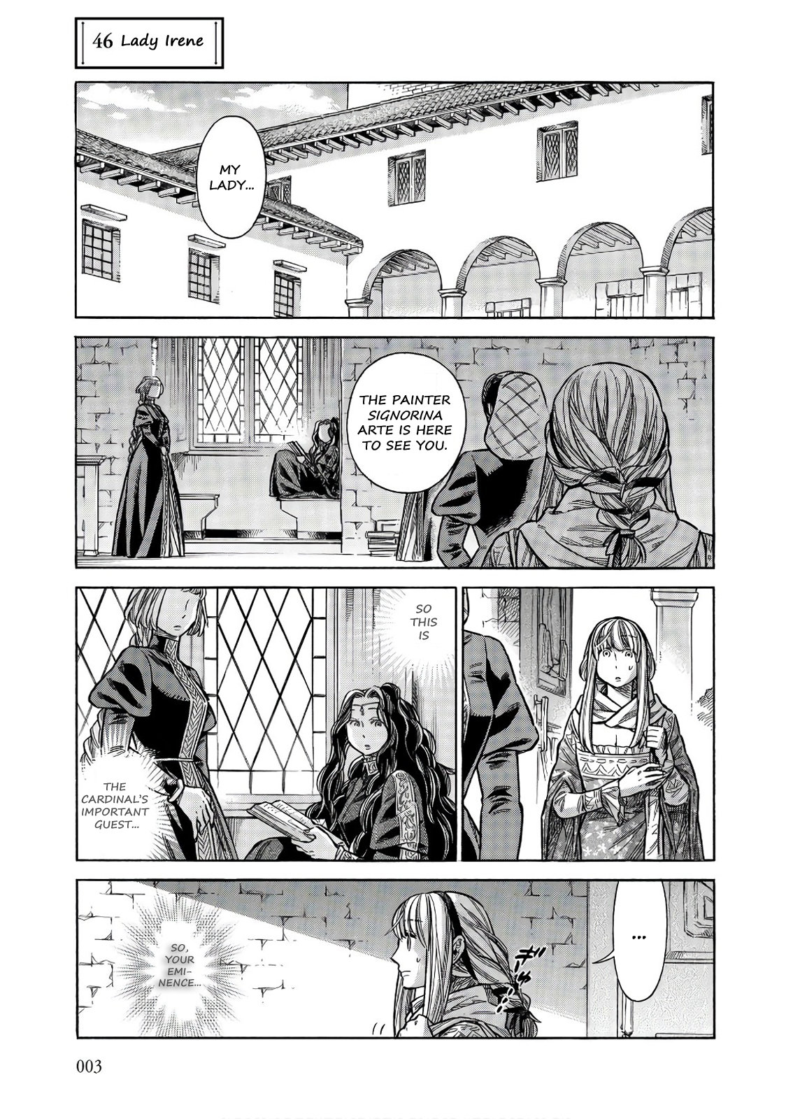 Arte Chapter 46 page 2 - Chapter 46: Lady Irene