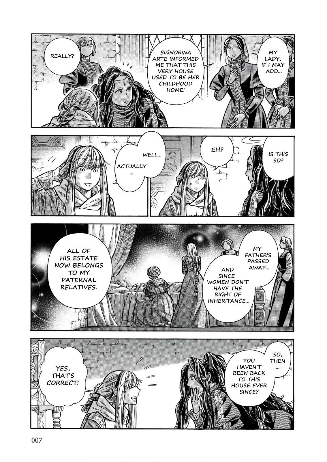 Arte Chapter 46 page 6 - Chapter 46: Lady Irene