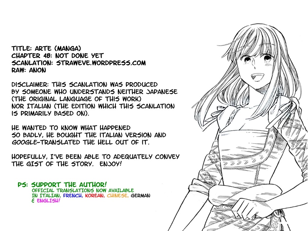 Arte Chapter 48 page 1 - Chapter 48: Not Done Yet