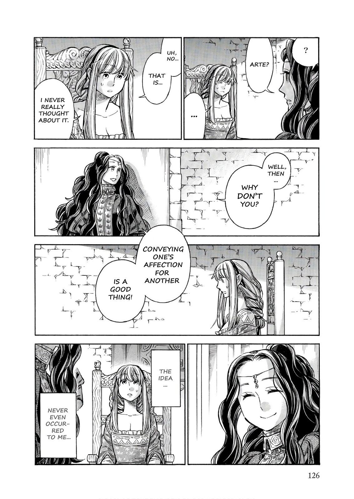 Arte Chapter 49 page 15 - Chapter 49: The Letter