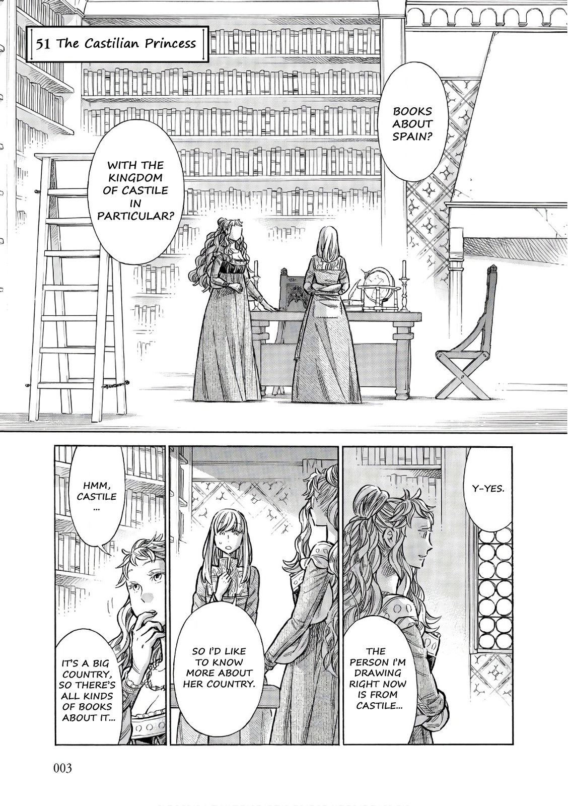Arte Chapter 51 page 2 - Chapter 51: The Castilian Princess