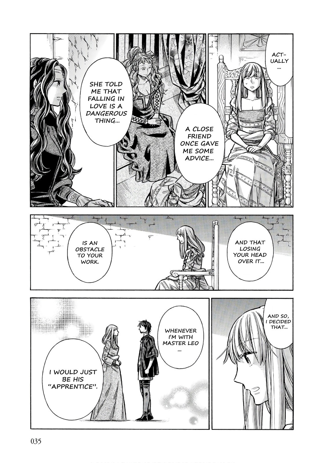 Arte Chapter 51 page 34 - Chapter 51: The Castilian Princess