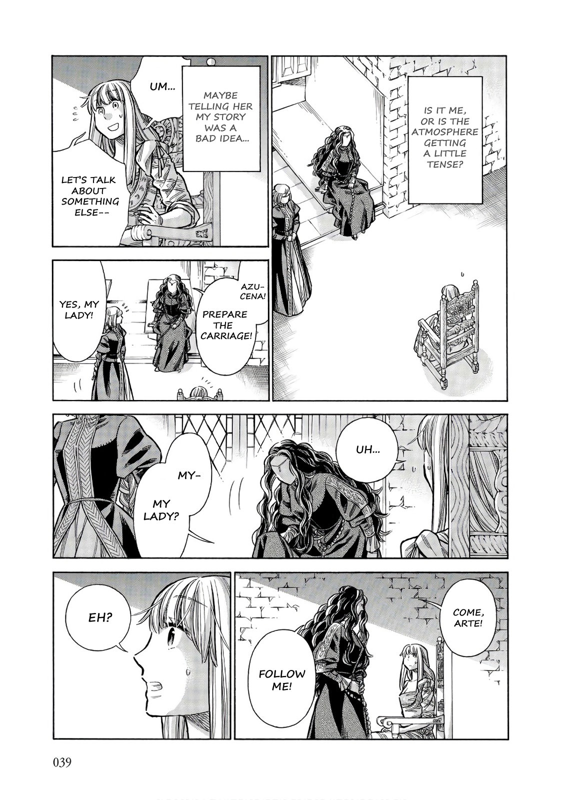 Arte Chapter 51 page 38 - Chapter 51: The Castilian Princess