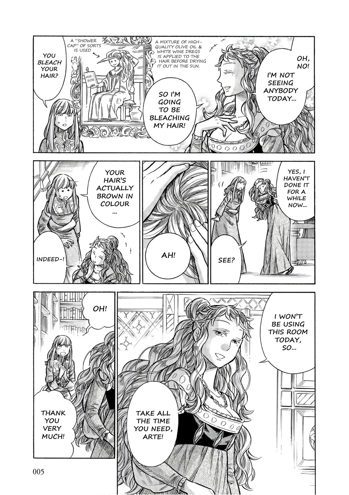 Arte Chapter 51 page 4 - Chapter 51: The Castilian Princess