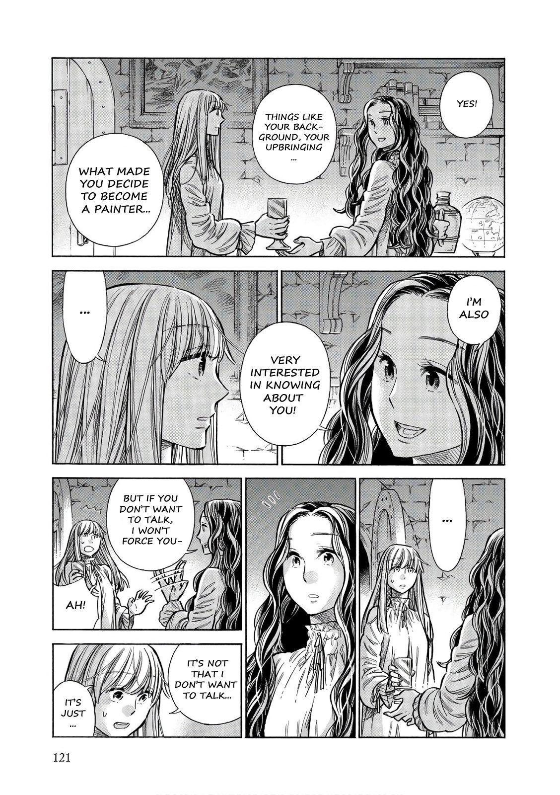 Arte Chapter 53 page 34 - Chapter 53: A Night In The Secret Room