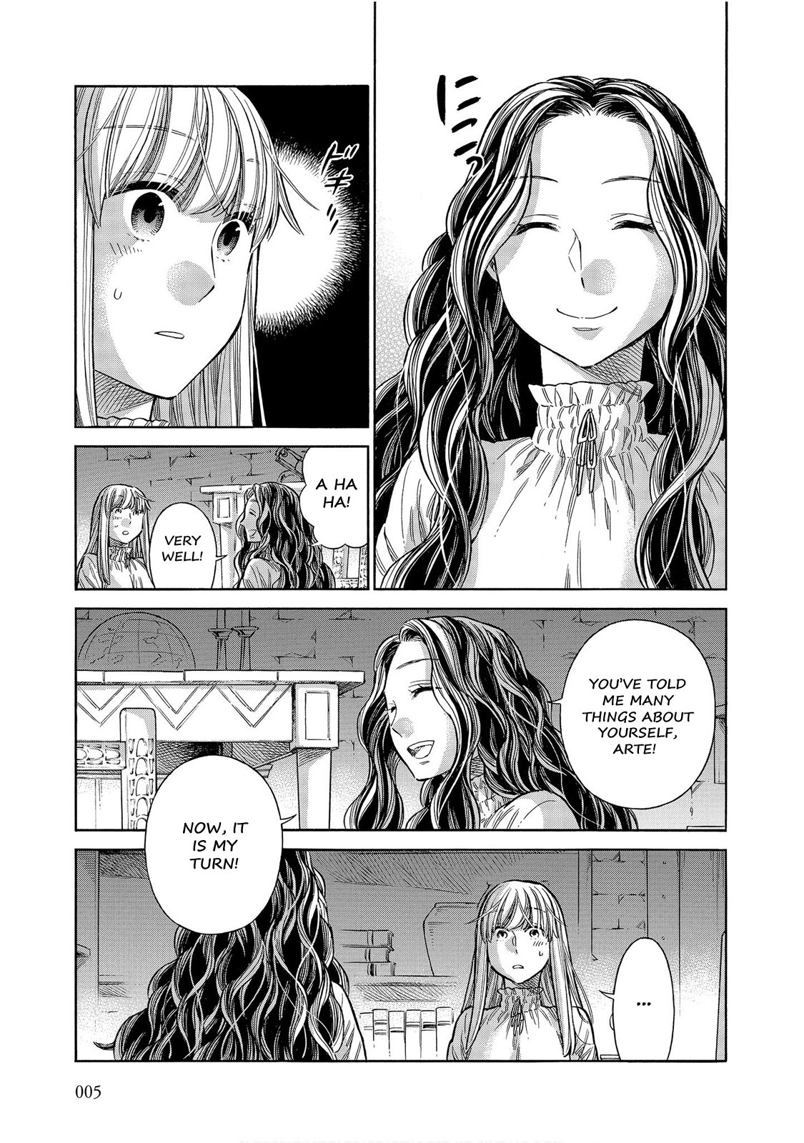 Arte Chapter 55 page 4 - Chapter 55: In The Tower