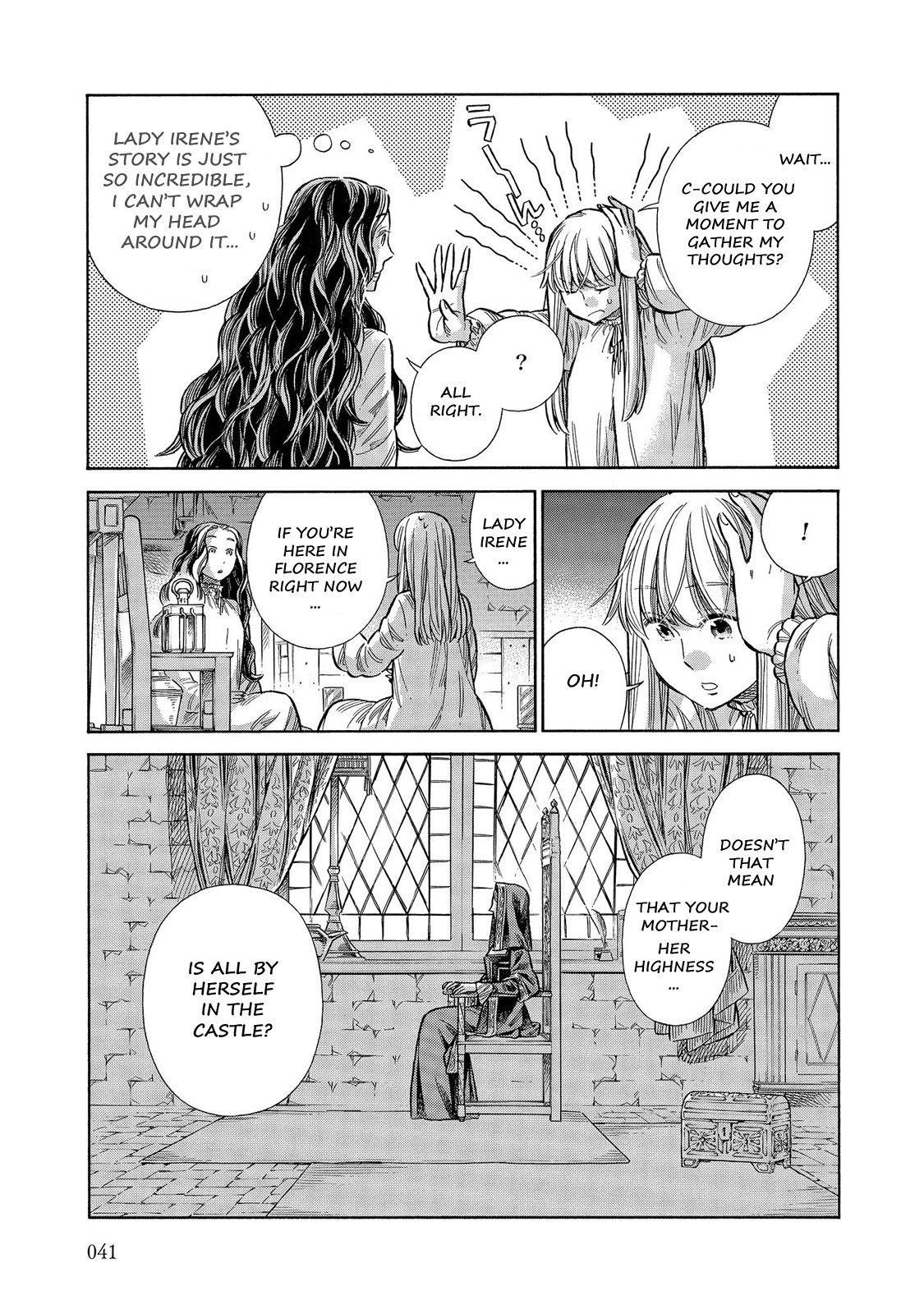 Arte Chapter 56 page 4 - Chapter 56: Flame