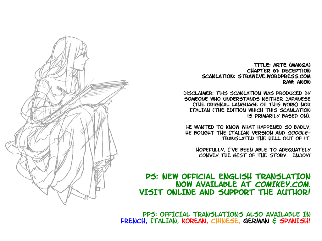 Arte Chapter 61 page 1 - Chapter 61: Deception