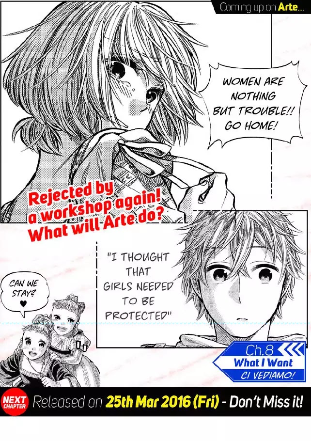 Arte Chapter 7 page 1 - Chapter 7