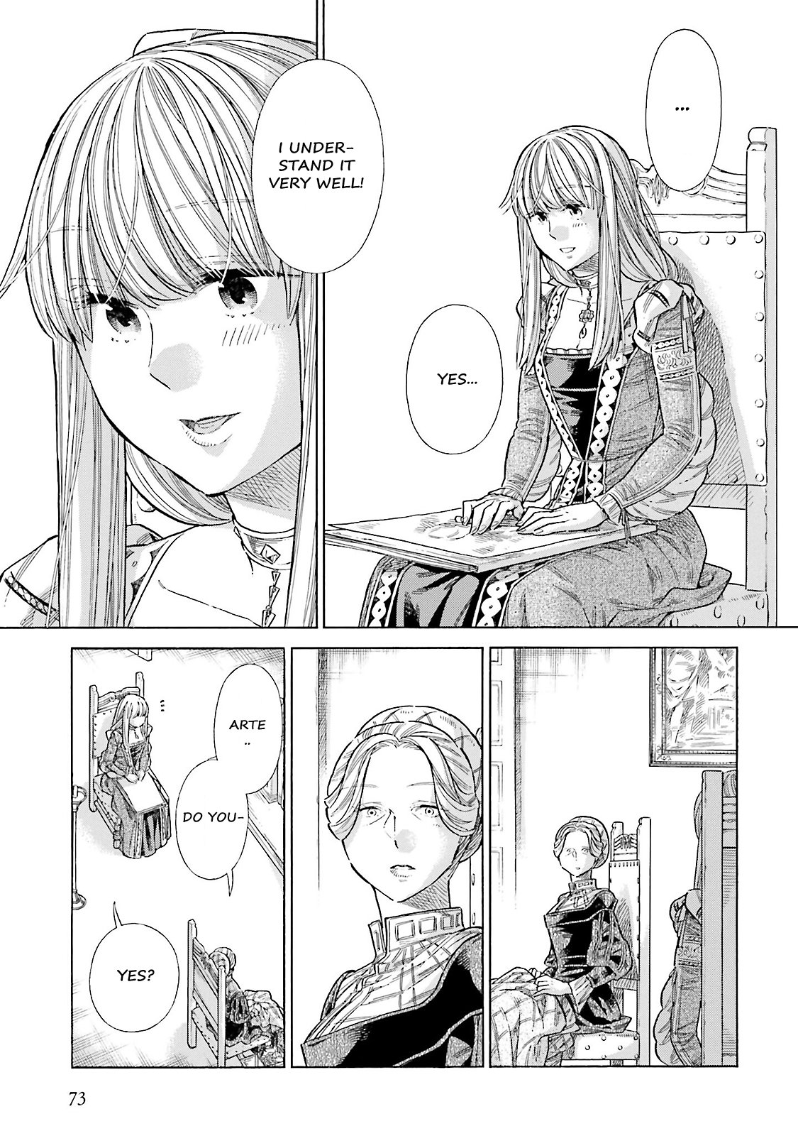 Arte Chapter 71 page 36 - Chapter 71: About Father