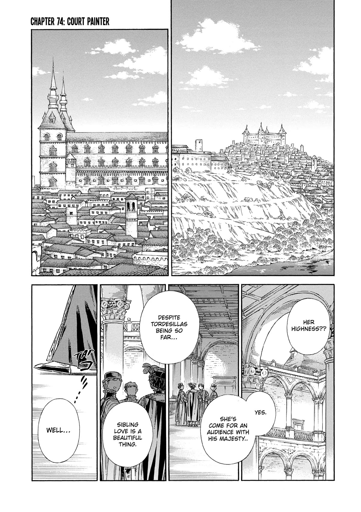 Arte Chapter 74 page 1 - Chapter 74: Court Painter