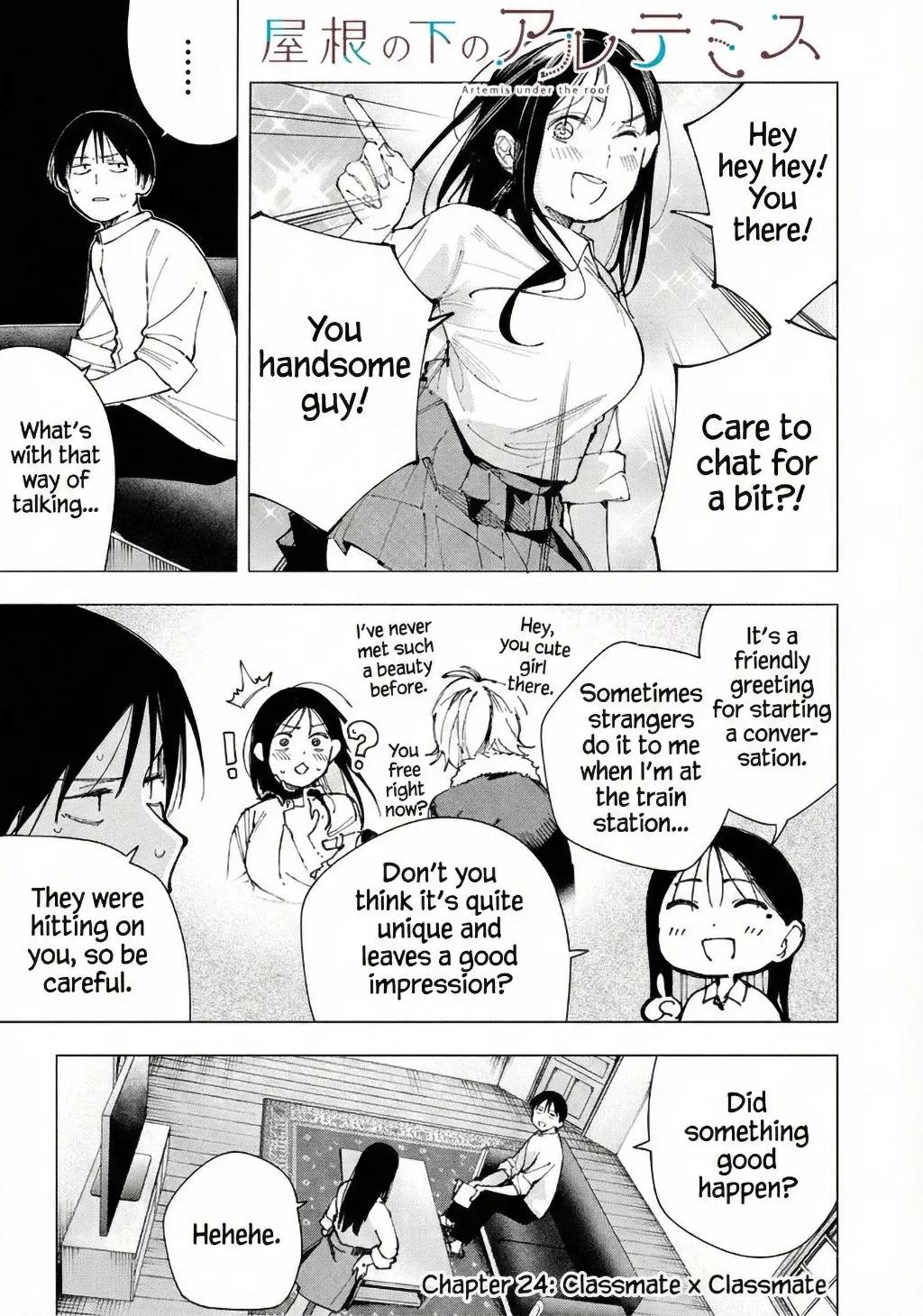 Artemis Under the Same Roof Chapter 24 page 1 - Chapter 24: Classmate X Classmate