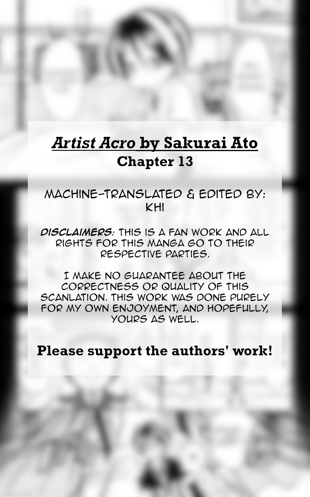Artist Acro Chapter 13 page 2 - Chapter 13