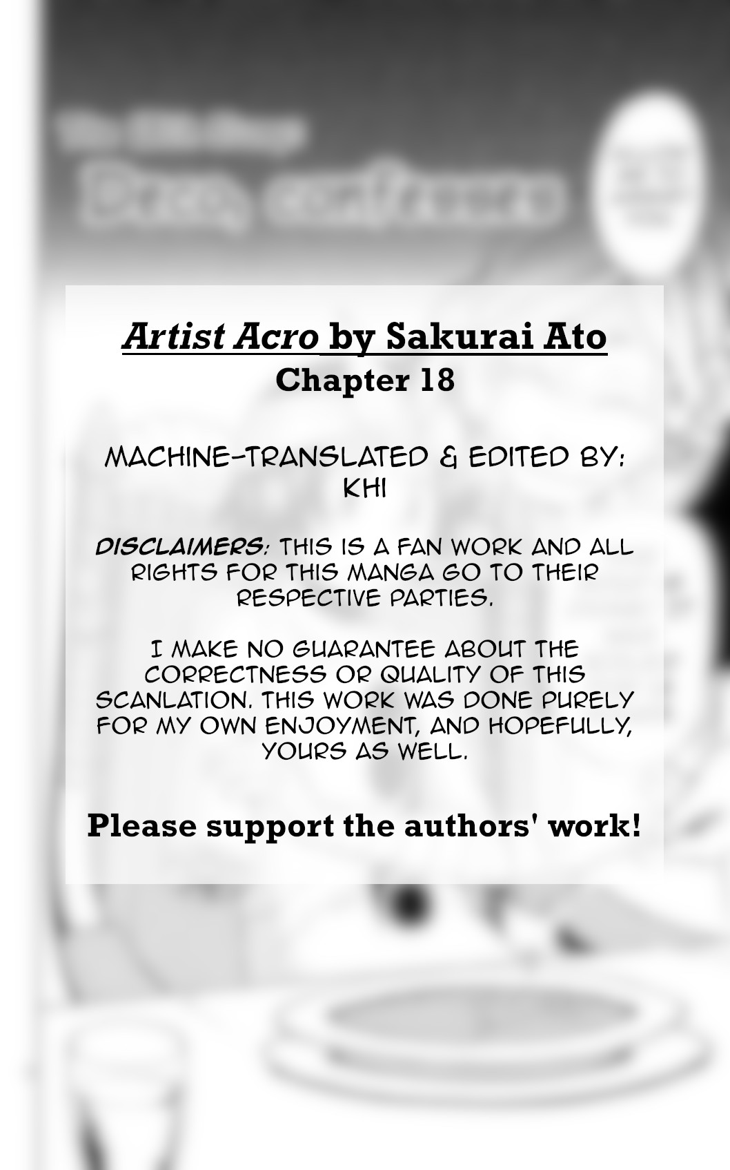 Artist Acro Chapter 18 page 3 - Chapter 18