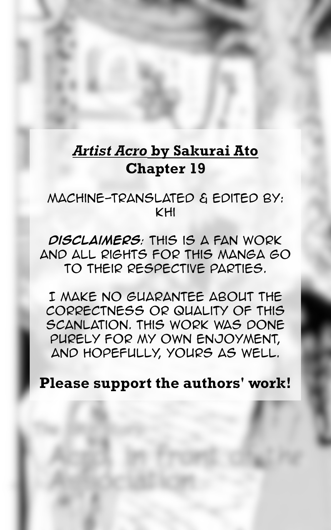 Artist Acro Chapter 19 page 3 - Chapter 19