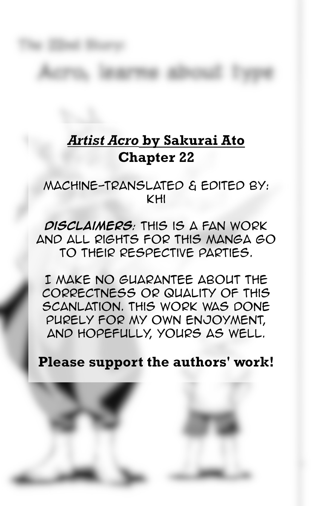 Artist Acro Chapter 22 page 2 - Chapter 22