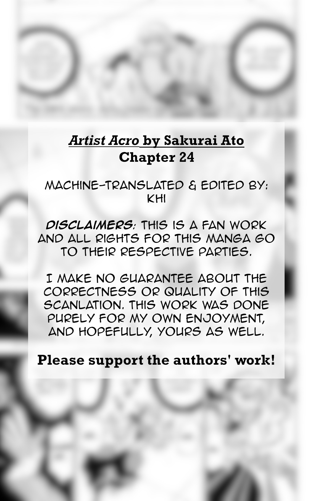 Artist Acro Chapter 24 page 2 - Chapter 24