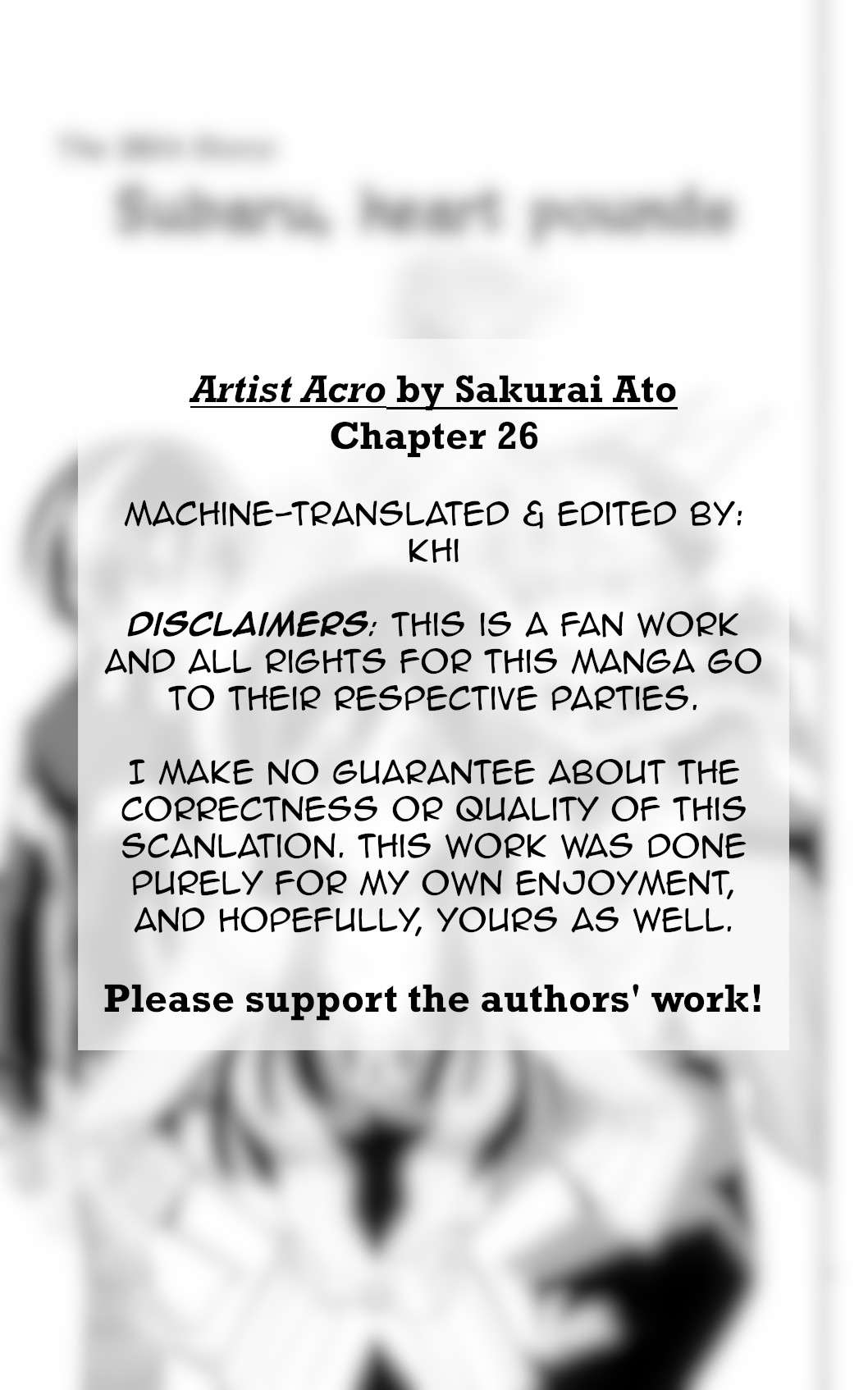 Artist Acro Chapter 26 page 2 - Chapter 26