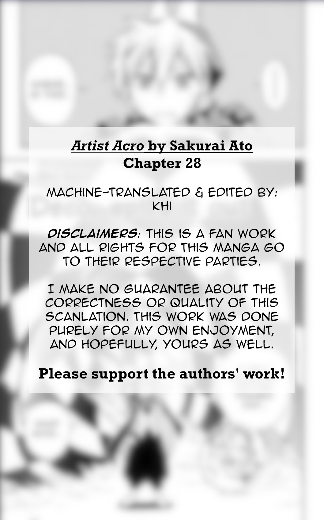 Artist Acro Chapter 28 page 2 - Chapter 28