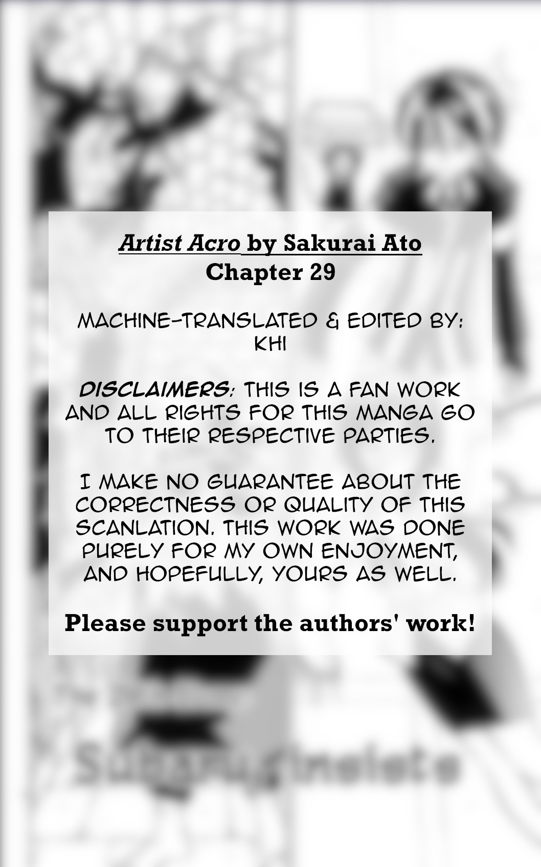 Artist Acro Chapter 29 page 3 - Chapter 29