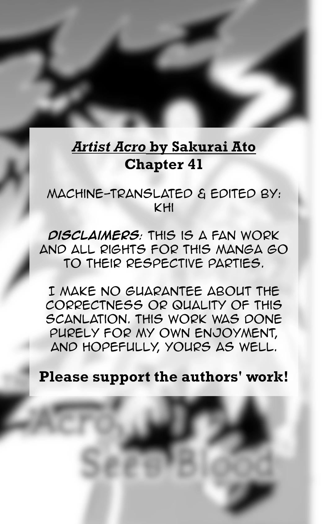 Artist Acro Chapter 41 page 2 - Chapter 41