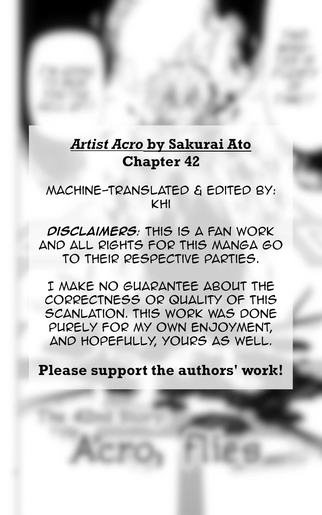 Artist Acro Chapter 42 page 3 - Chapter 42