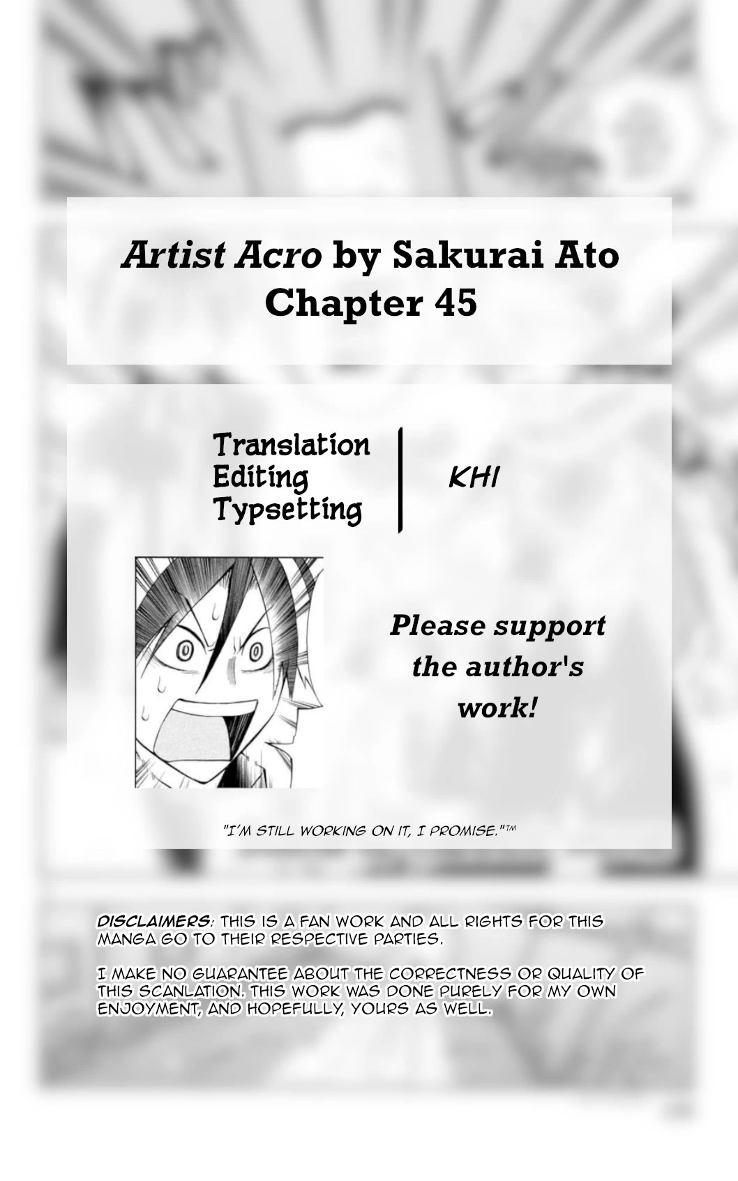 Artist Acro Chapter 45 page 3 - Chapter 45